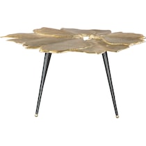 flora antique brass coffee table   