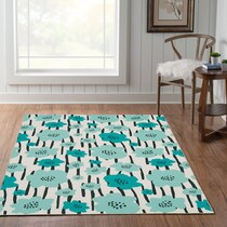 flora blue area rug  x    