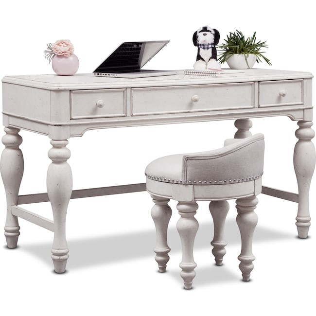 Home Office Furniture - Florence Vanity Desk and Stool