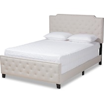 florianne beige black king bed   