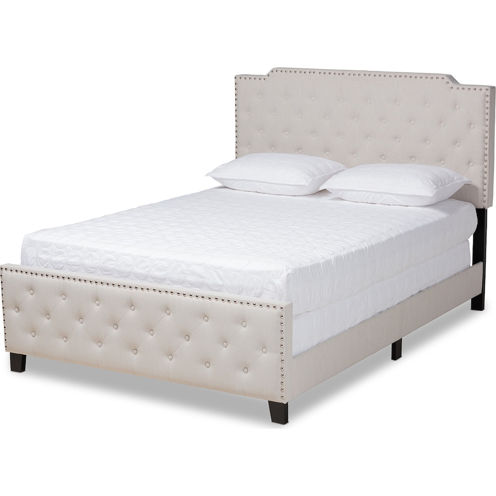 florianne beige black king bed   