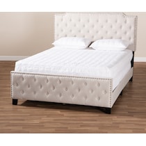 florianne beige black king bed   