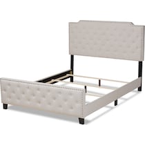 florianne beige black king bed   