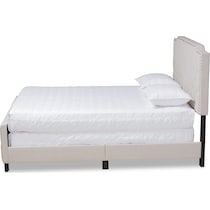 florianne beige black king bed   