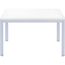 flossie white dining table   