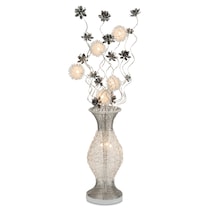 flowers silver silver sculpture   