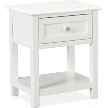 Flynn Nightstand - White