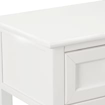 flynn youth white nightstand   