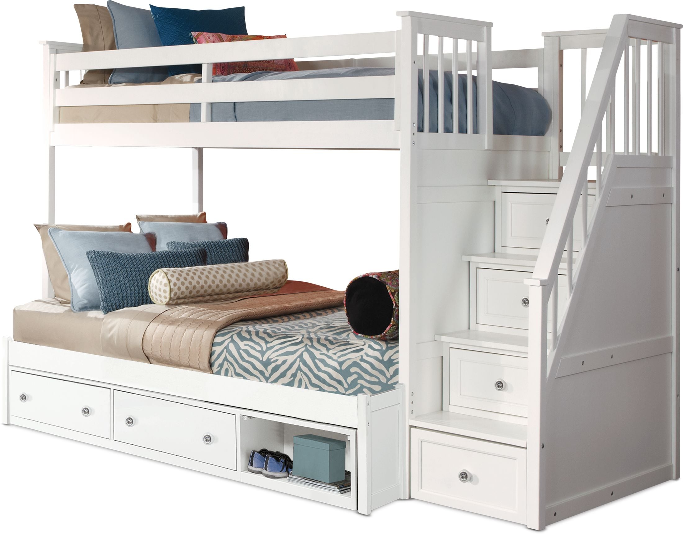 bunk bed and storage