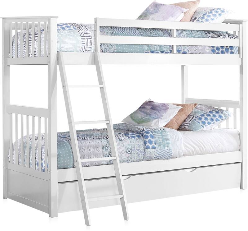 Flynn Trundle Bunk Bed American Signature Furniture