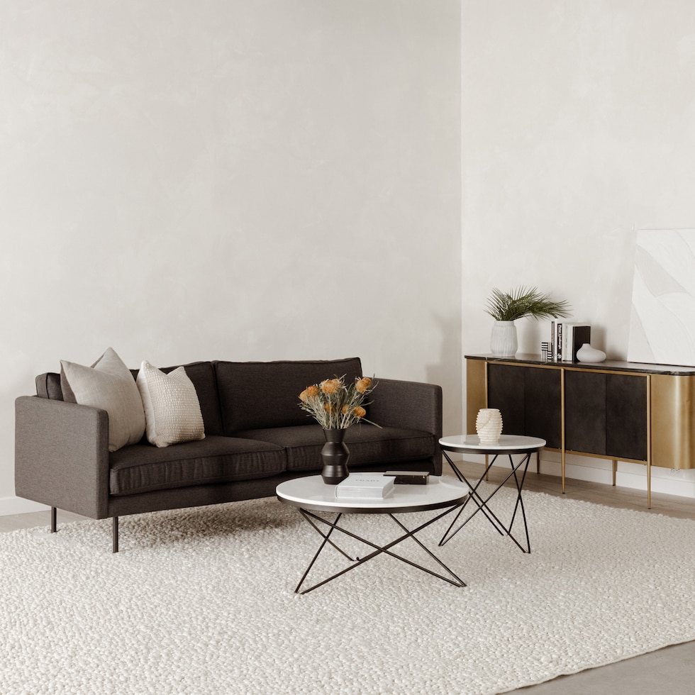 folke black coffee table   