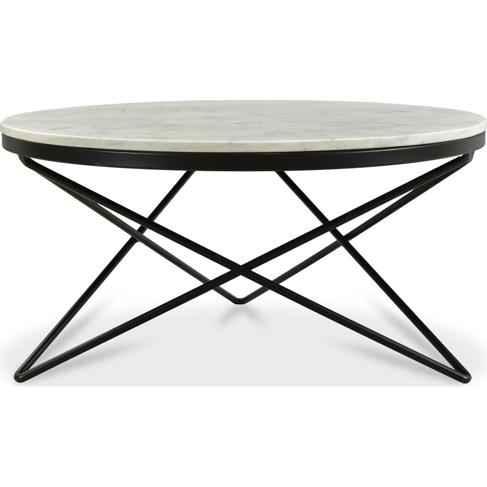 folke black coffee table   