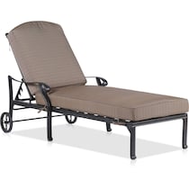 folly light brown outdoor chaise   