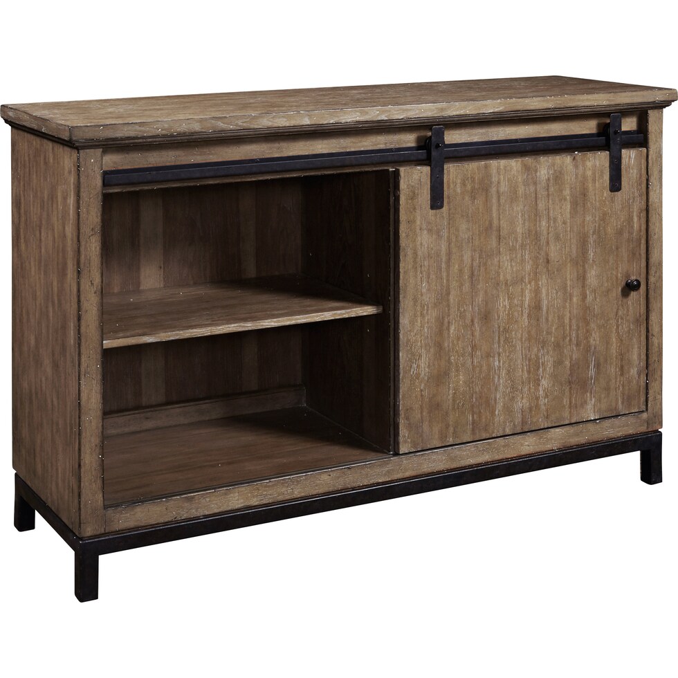 fonda dark brown console table   