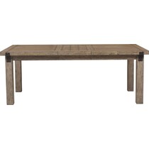fonda dark brown dining table   