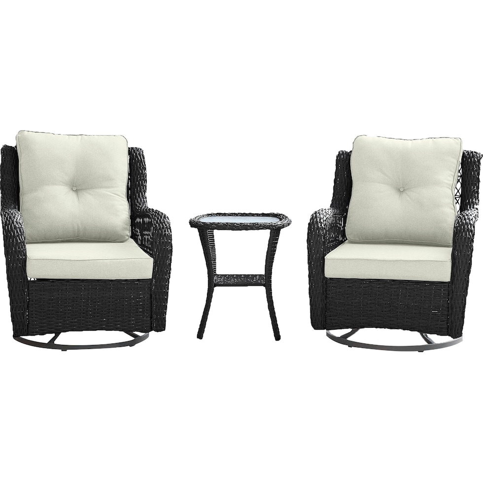 fontana gray cream outdoor chair set   