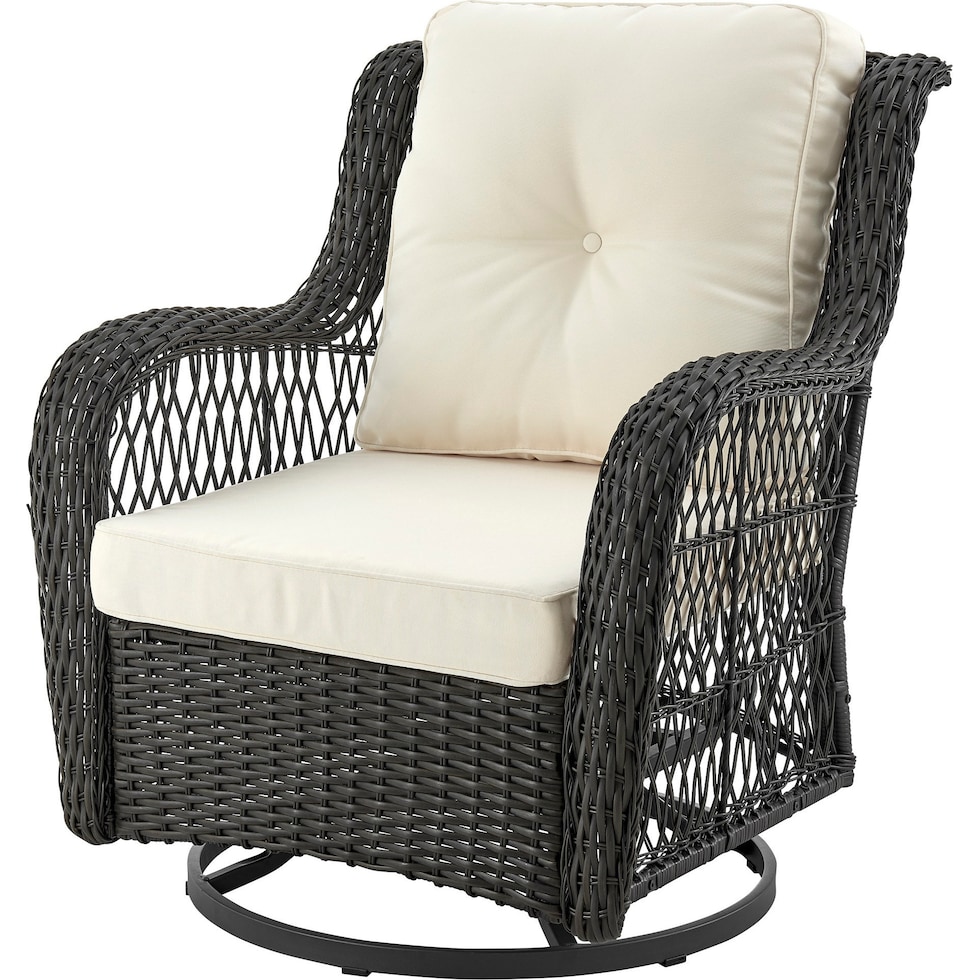 fontana gray cream outdoor chair set   