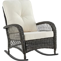 fontana gray cream outdoor chair   