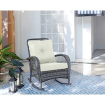 fontana gray cream outdoor chair   