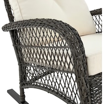 fontana gray cream outdoor chair   