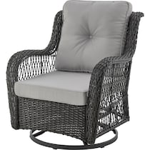 fontana gray outdoor chair set   