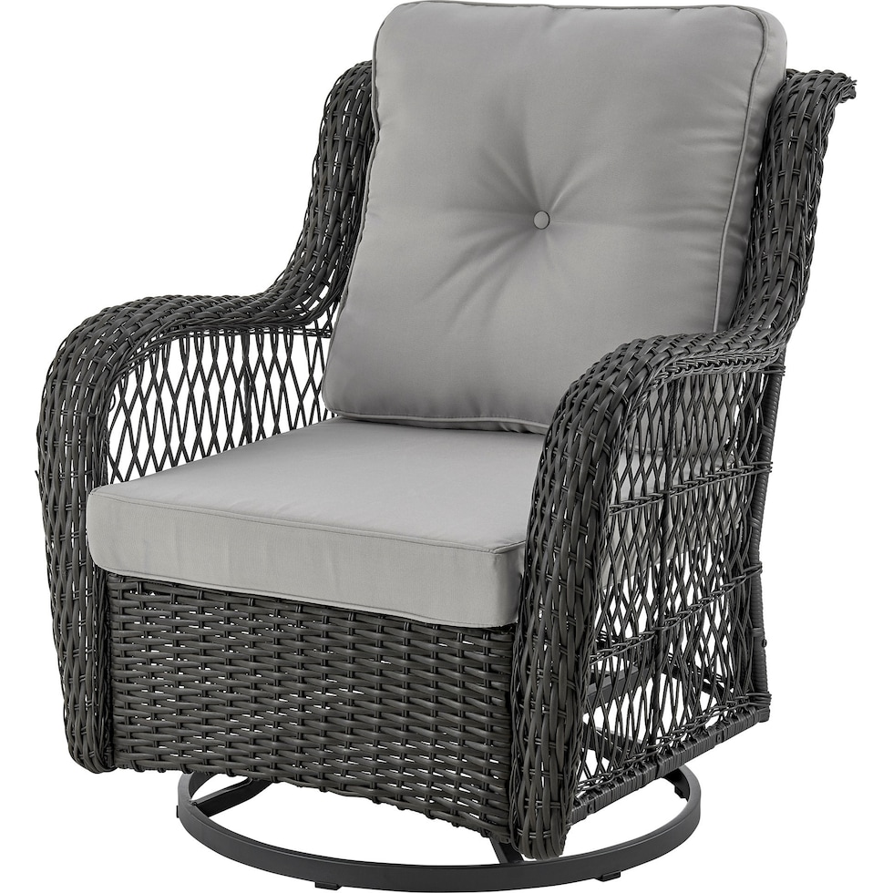 fontana gray outdoor chair set   