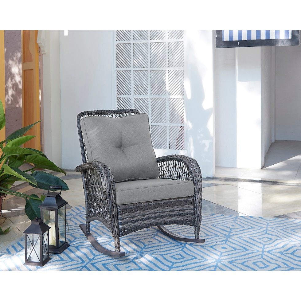 fontana gray outdoor chair   