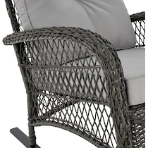 fontana gray outdoor chair   