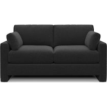 forbes black loveseat   