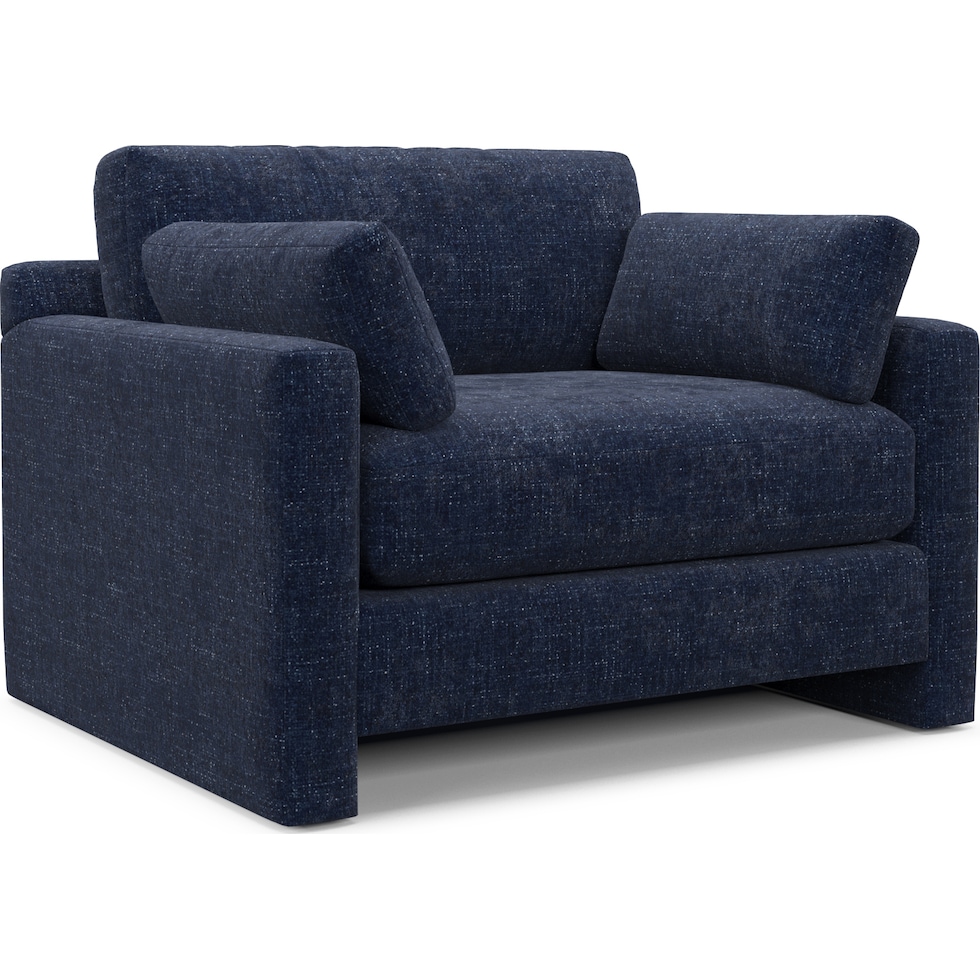 forbes blue chair and a half   