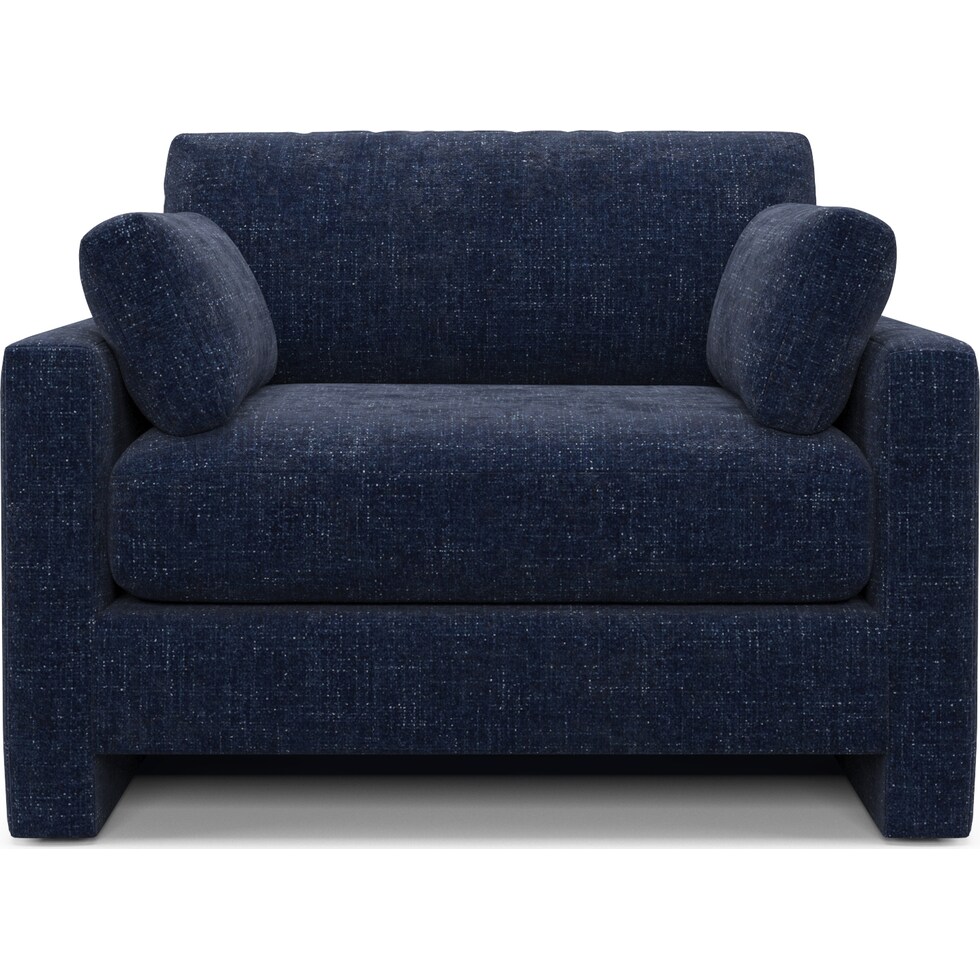 forbes blue chair and a half   