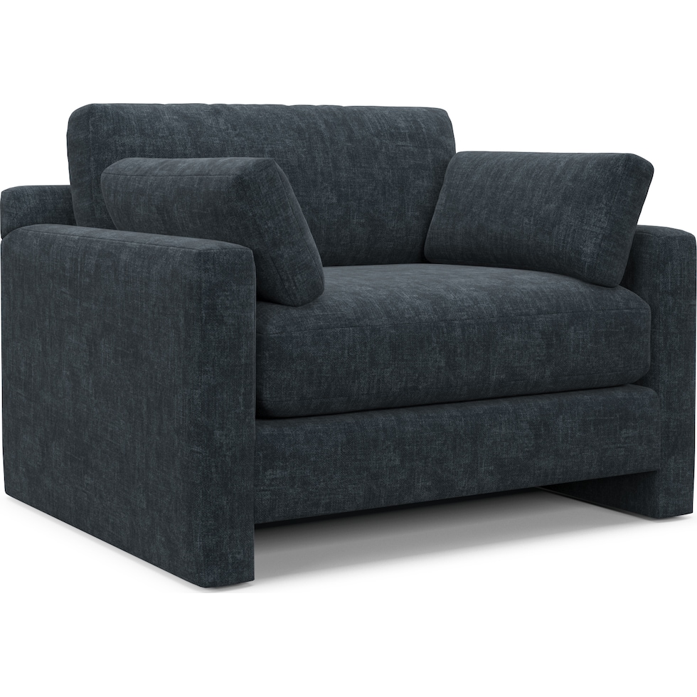 forbes blue chair and a half   