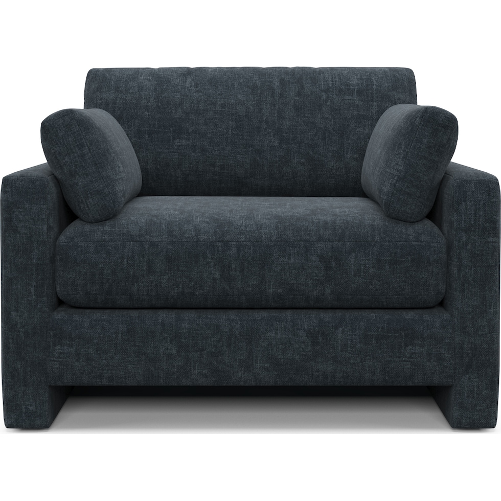 forbes blue chair and a half   