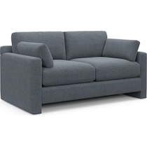 forbes blue loveseat   