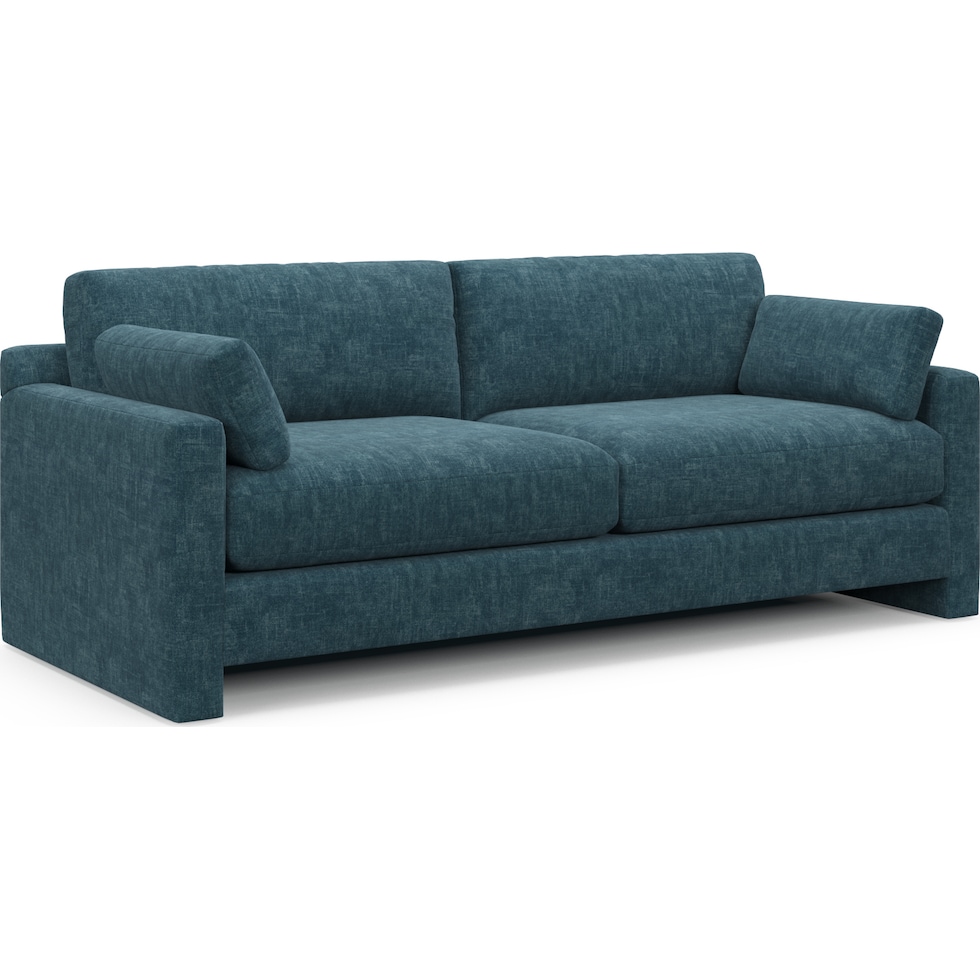 forbes blue sofa   