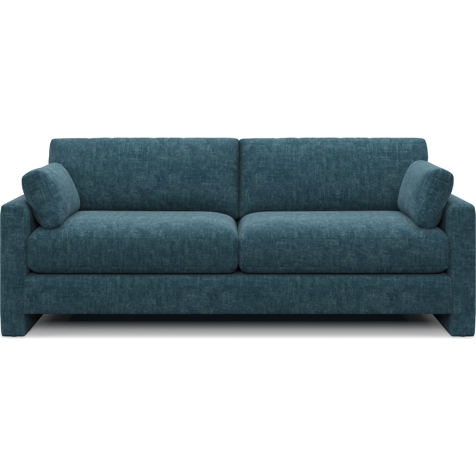 forbes blue sofa   