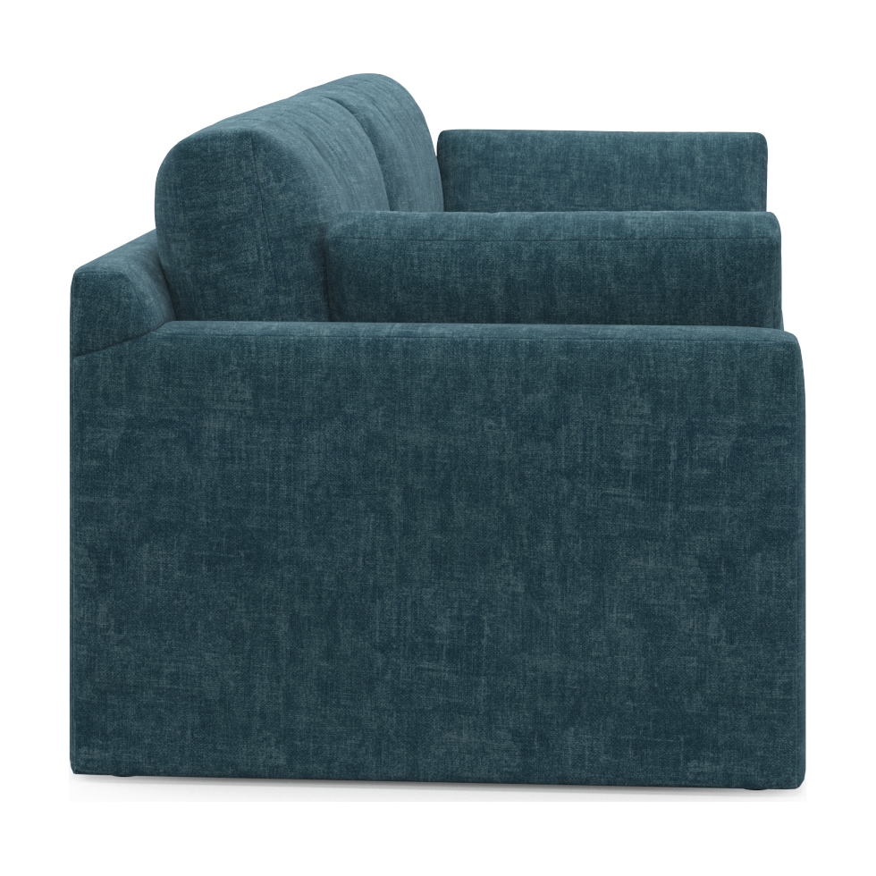 forbes blue sofa   