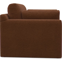 forbes dark brown chair and a half   