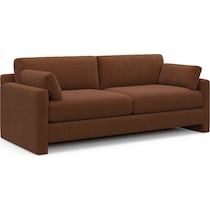 forbes dark brown sofa   