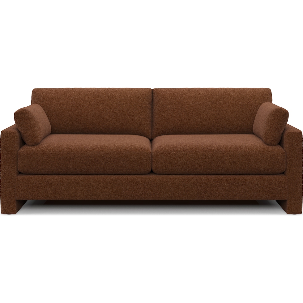 forbes dark brown sofa   