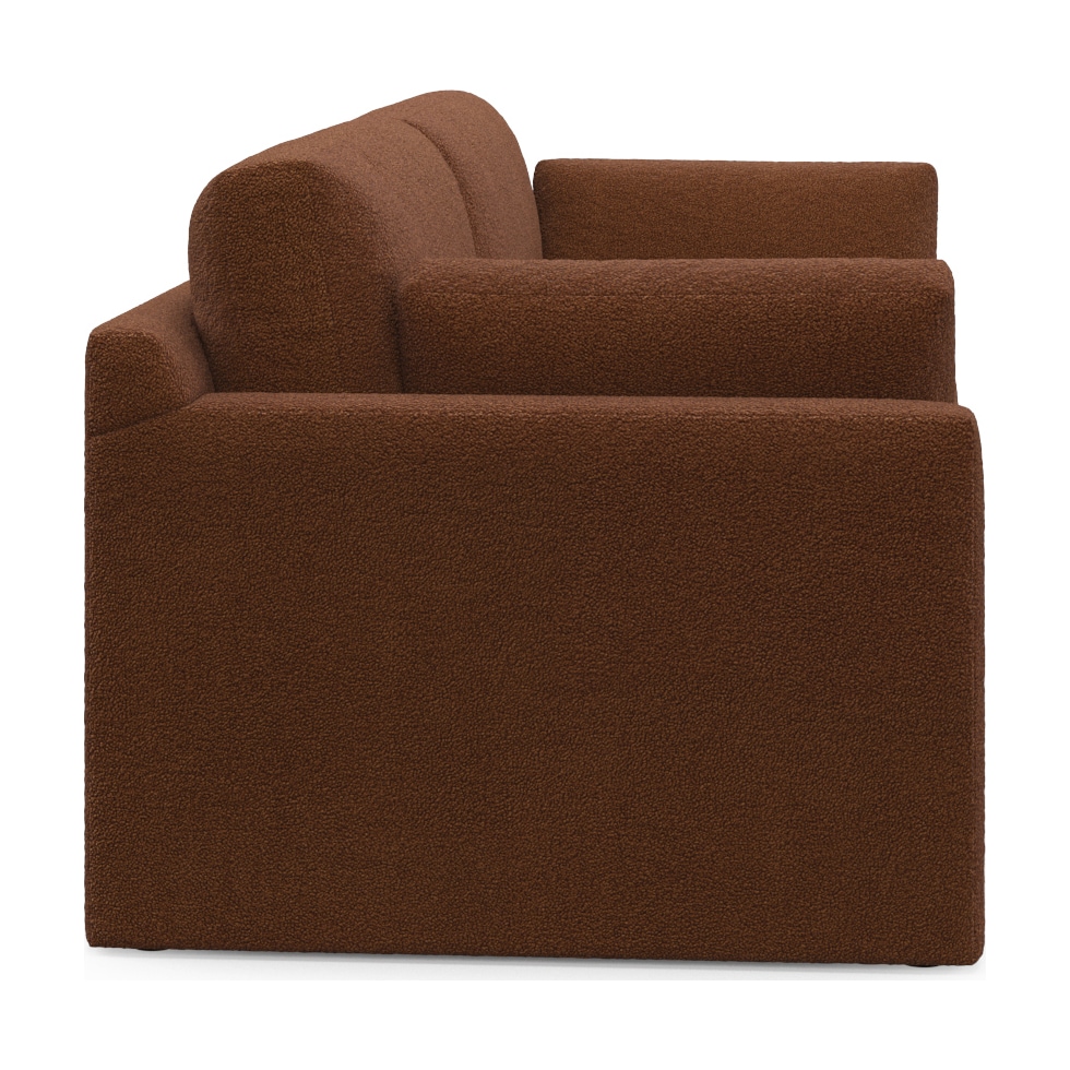 forbes dark brown sofa   