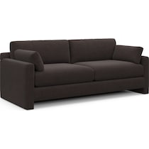 forbes dark brown sofa   