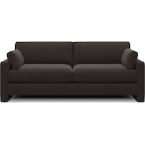 forbes dark brown sofa   