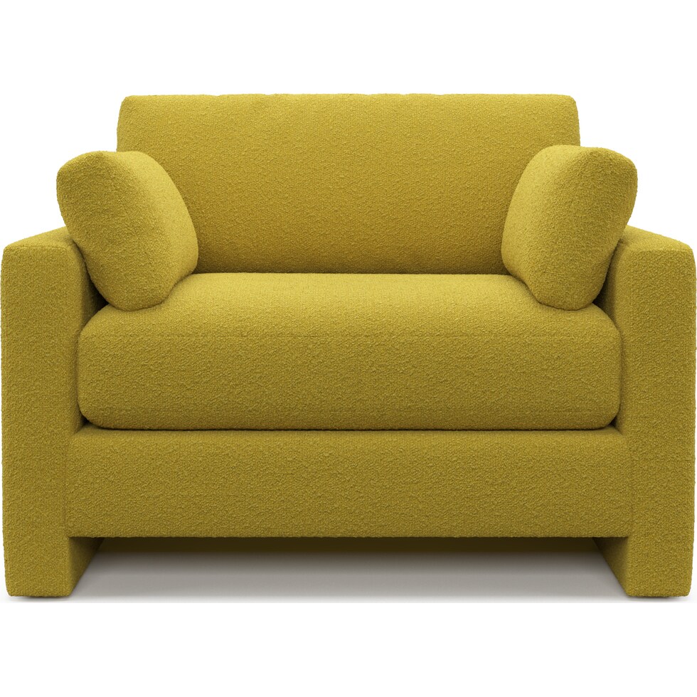 forbes gold chair and a half   