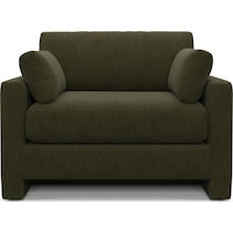 forbes green chair and a half   