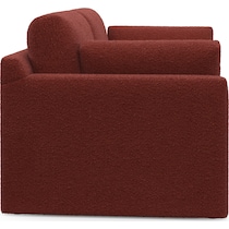 forbes red loveseat   