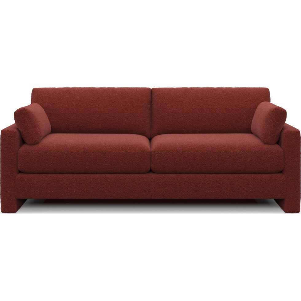 forbes red sofa   