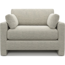 forbes white chair and a half   