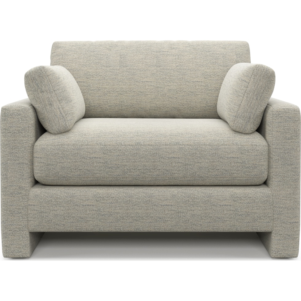forbes white chair and a half   