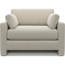 forbes white chair and a half   